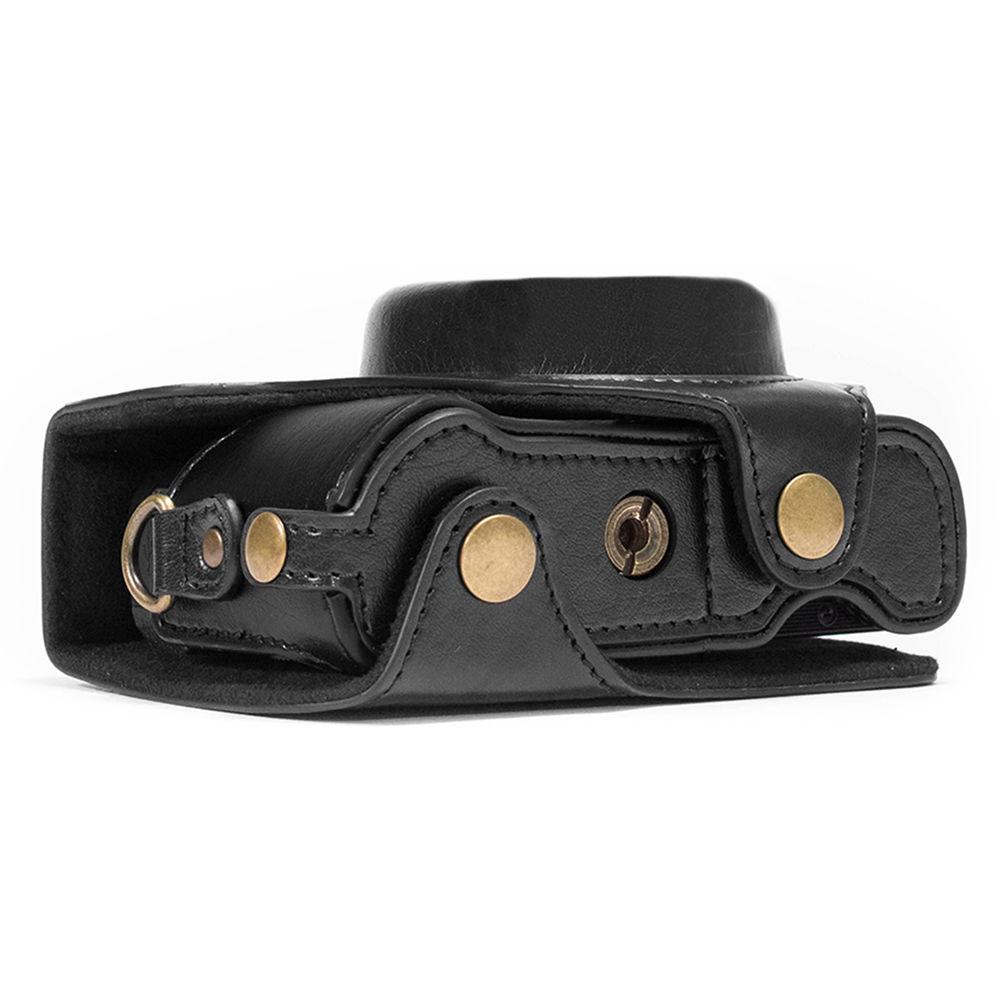 MegaGear Ever Ready Leather Camera Case for Canon PowerShot G7 X Mark II