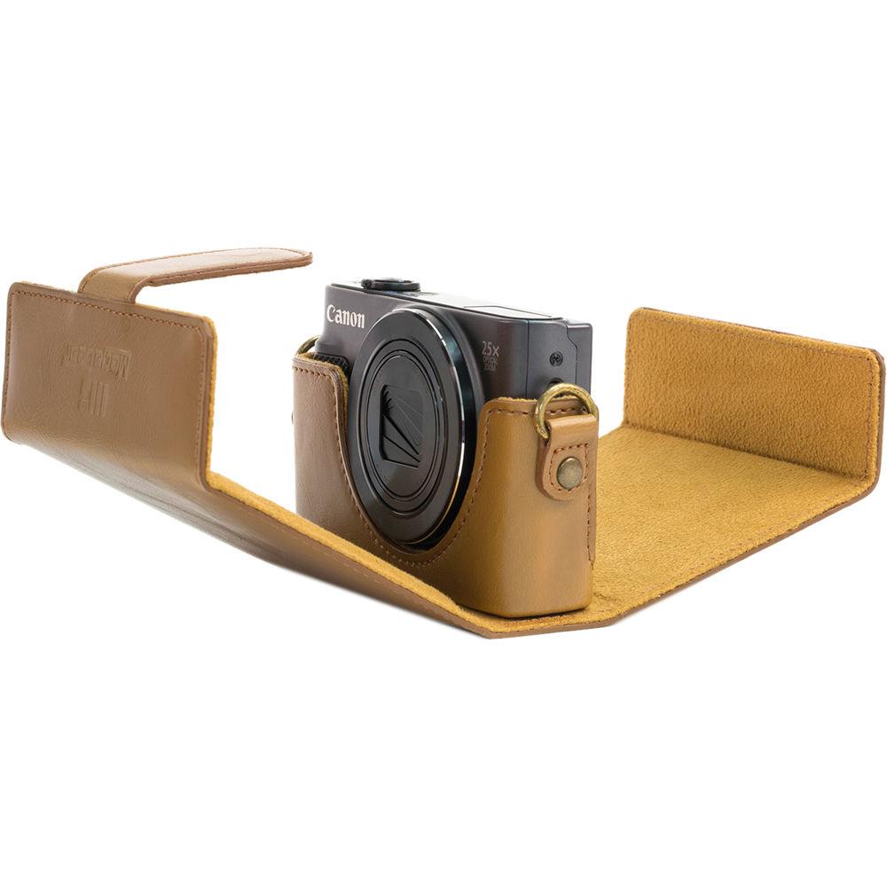 MegaGear Ever Ready Leather Camera Case for Canon PowerShot G9 X