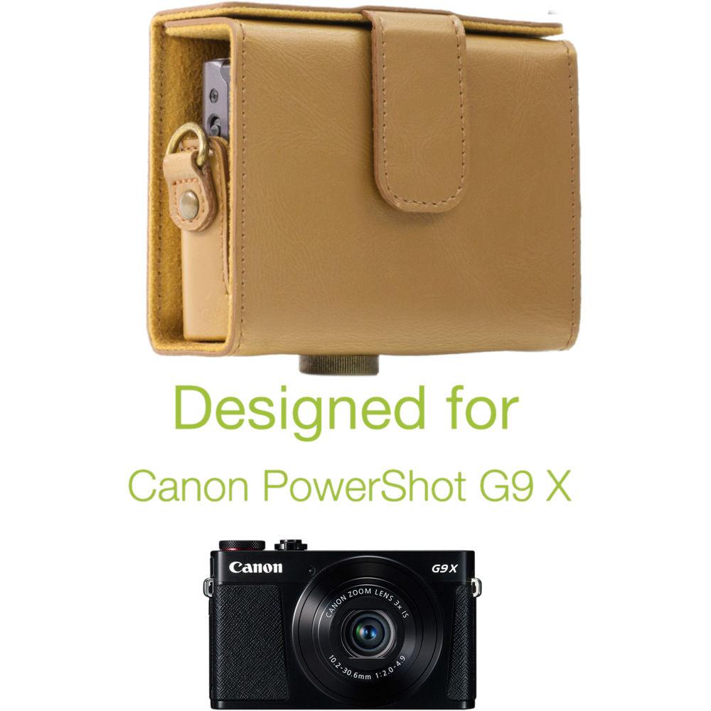 MegaGear Ever Ready Leather Camera Case for Canon PowerShot G9 X