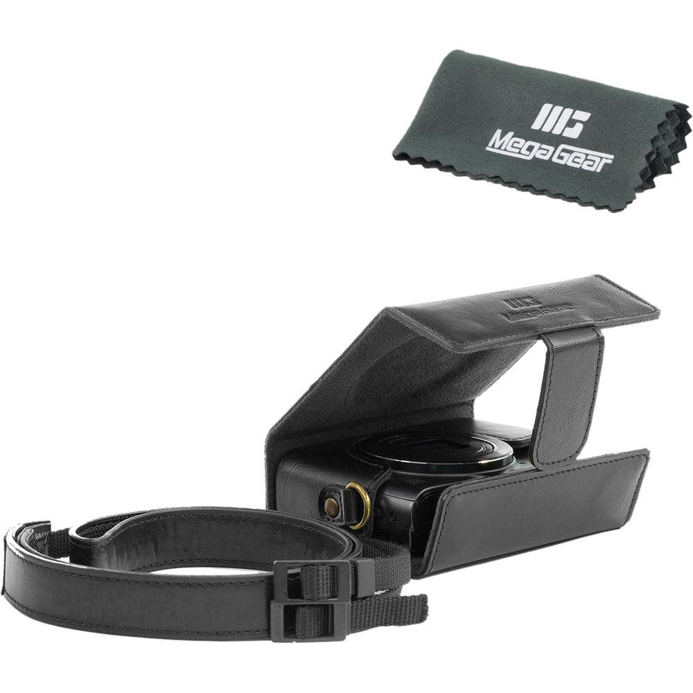 MegaGear Ever Ready Leather Camera Case for Canon PowerShot SX620 HS