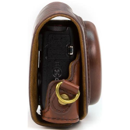 MegaGear Ever Ready PU Leather Camera Case with Strap for Canon PowerShot G7 X