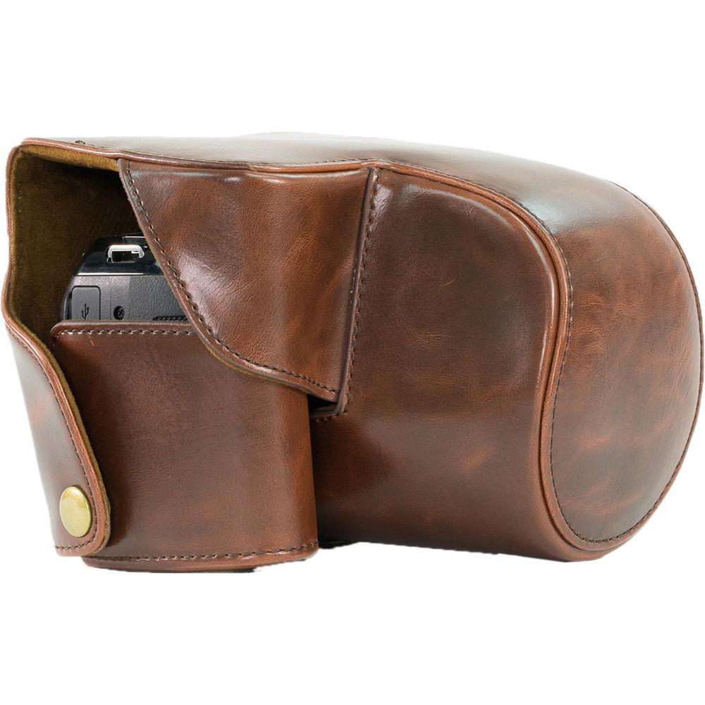 MegaGear Ever Ready PU Leather Camera Case with Strap for Panasonic Lumix DMC-FZ200