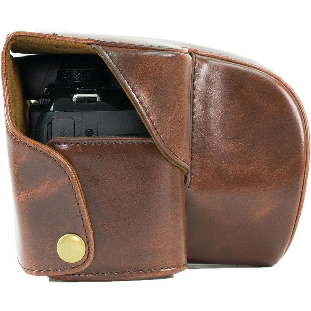 MegaGear Ever Ready PU Leather Camera Case with Strap for Panasonic Lumix DMC-FZ200