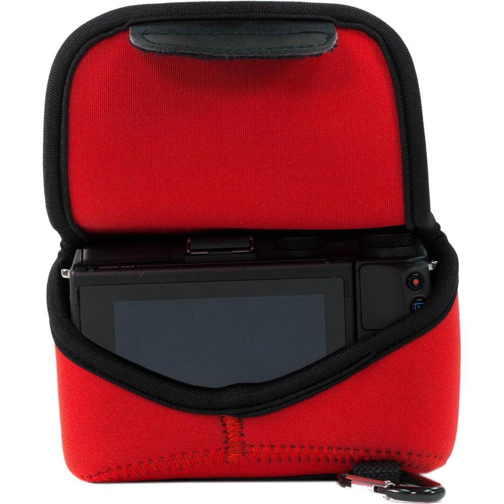 MegaGear Ultra-Light Neoprene Camera Case with Carabiner for Canon PowerShot G3 X