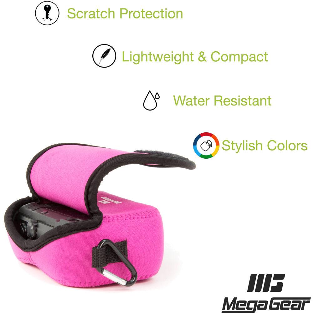 MegaGear Ultra-Light Neoprene Camera Case with Carabiner for Canon PowerShot SX620 HS