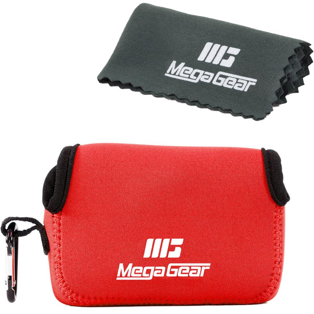 MegaGear Ultra-Light Neoprene Camera Case with Carabiner for Nikon COOLPIX S33
