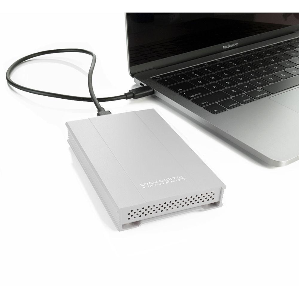 Oyen Digital 4TB MiniPro USB 3.1 Gen-2 Type-C Portable Solid State Drive