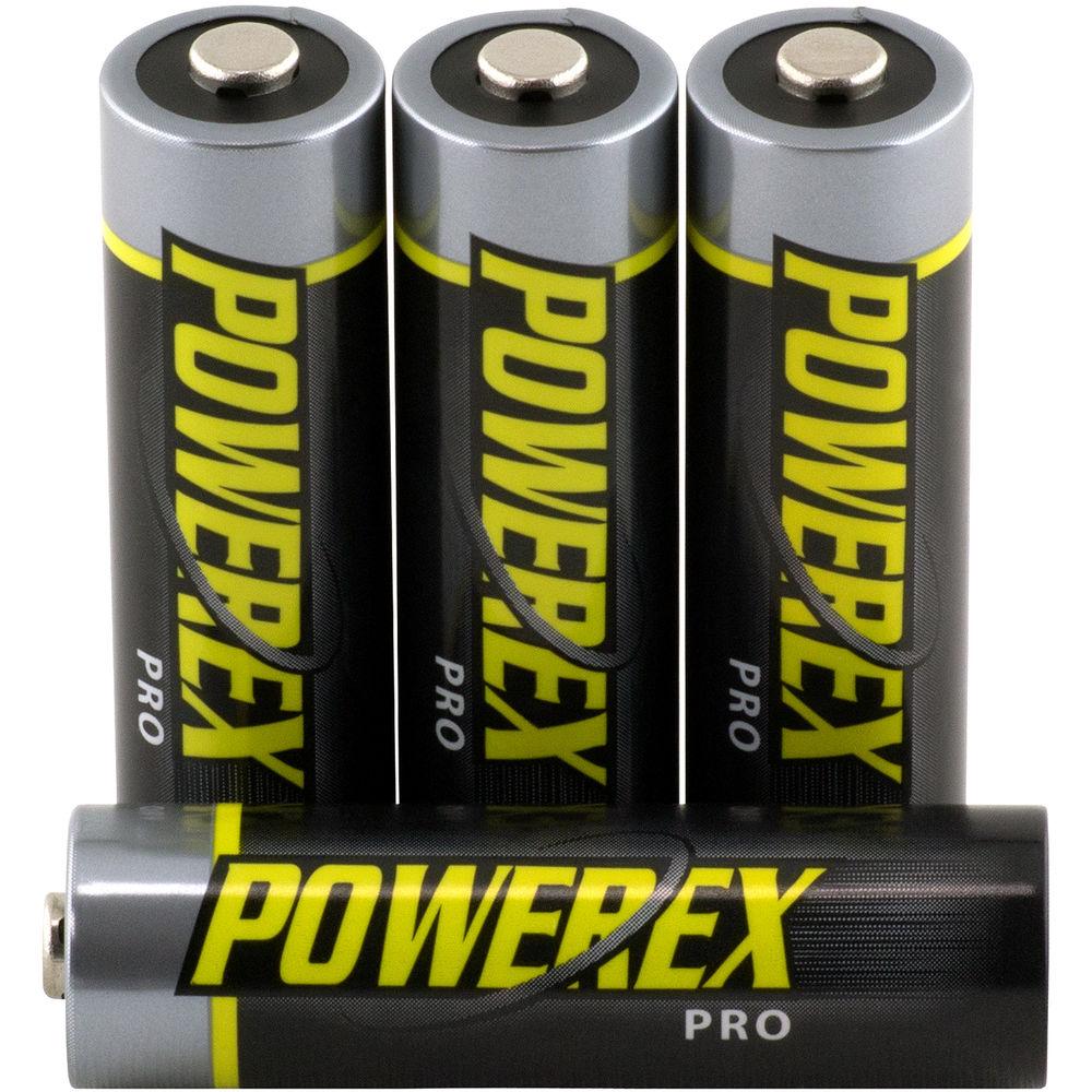 Powerex Pro Rechargeable AA NiMH Batteries