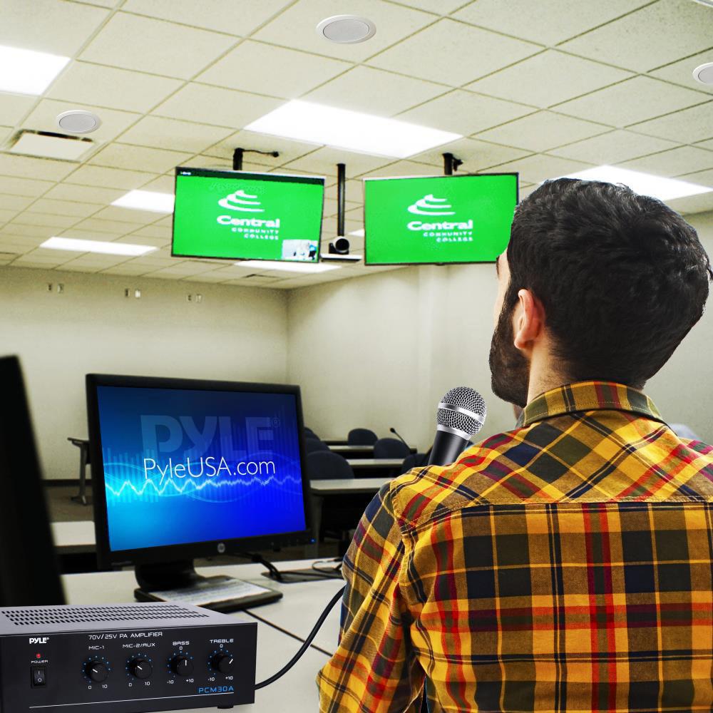 Pyle Home PCM30A 60W Power Amplifier with 25V 70V Output