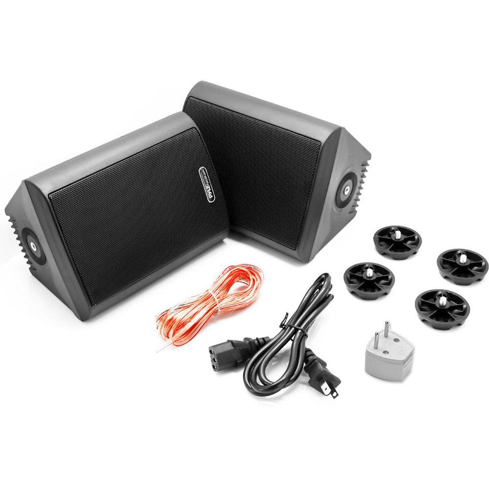 Pyle Pro 4" 200 Watt Indoor Outdoor Wall Mount Speakers with WiFi Bluetooth Streaming