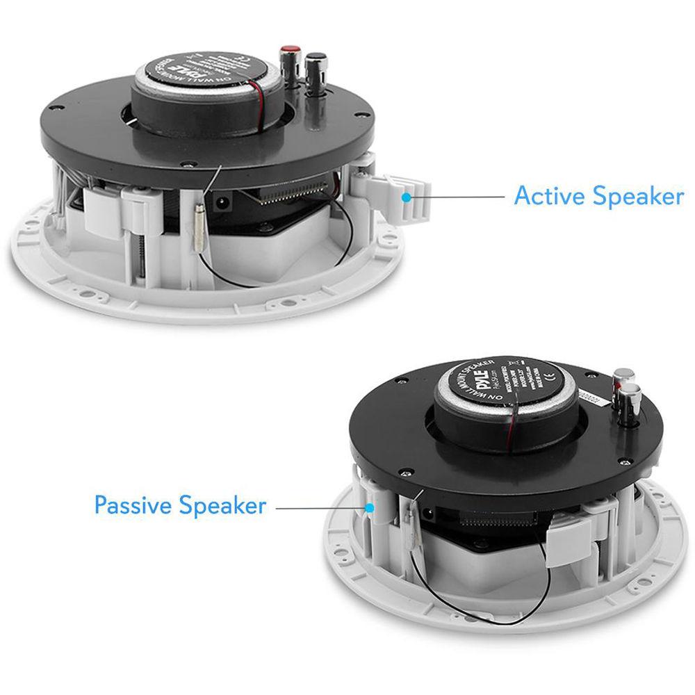 Pyle Pro 5.25" 240 Watt Peak In-Wall Ceiling Speaker with BT Wireless for Streaming