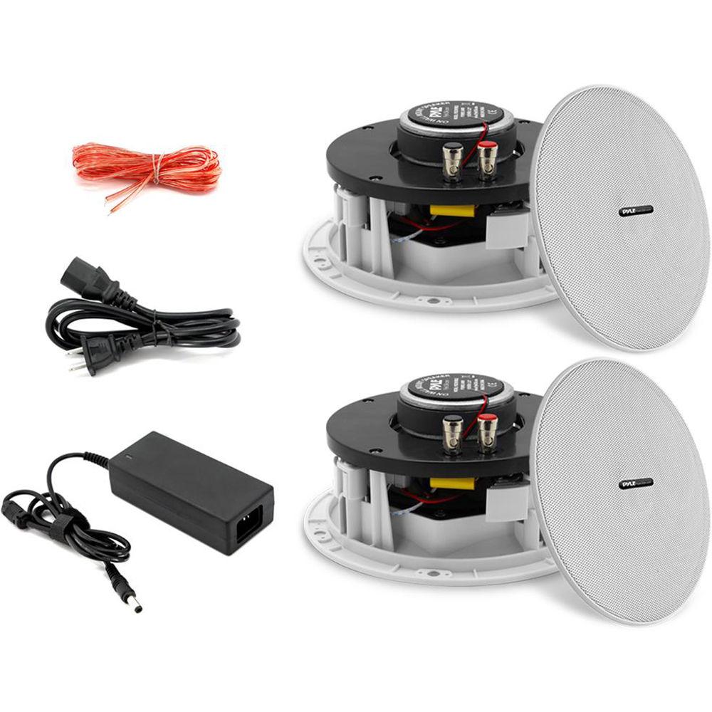 Pyle Pro 5.25" 240 Watt Peak In-Wall Ceiling Speaker with BT Wireless for Streaming