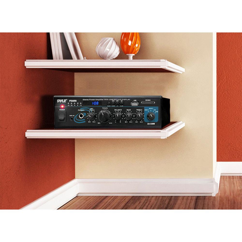 Pyle Pro PTAU55 Stereo 240W Power Amplifier