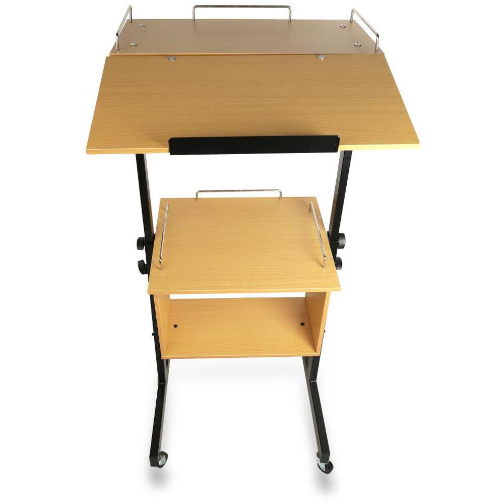 Pyle Pro Wheeled Announcement and Presentation Cart