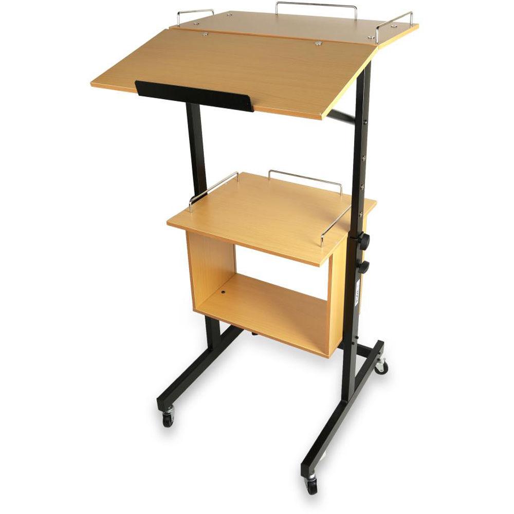 Pyle Pro Wheeled Announcement and Presentation Cart