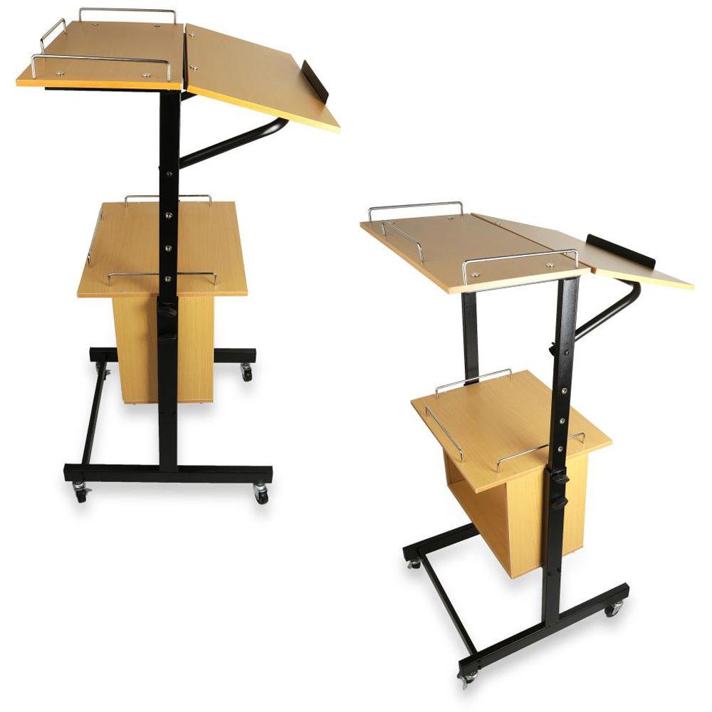 Pyle Pro Wheeled Announcement and Presentation Cart