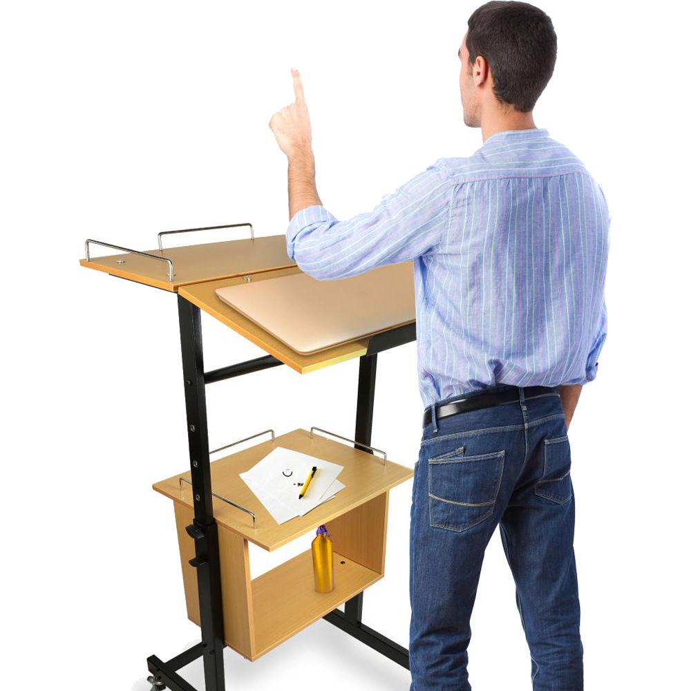 Pyle Pro Wheeled Announcement and Presentation Cart