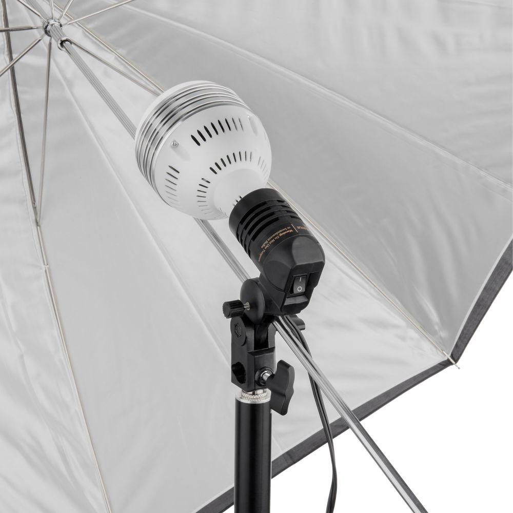 Raya Single LED Fluorescent Lamp Holder with Umbrella Socket