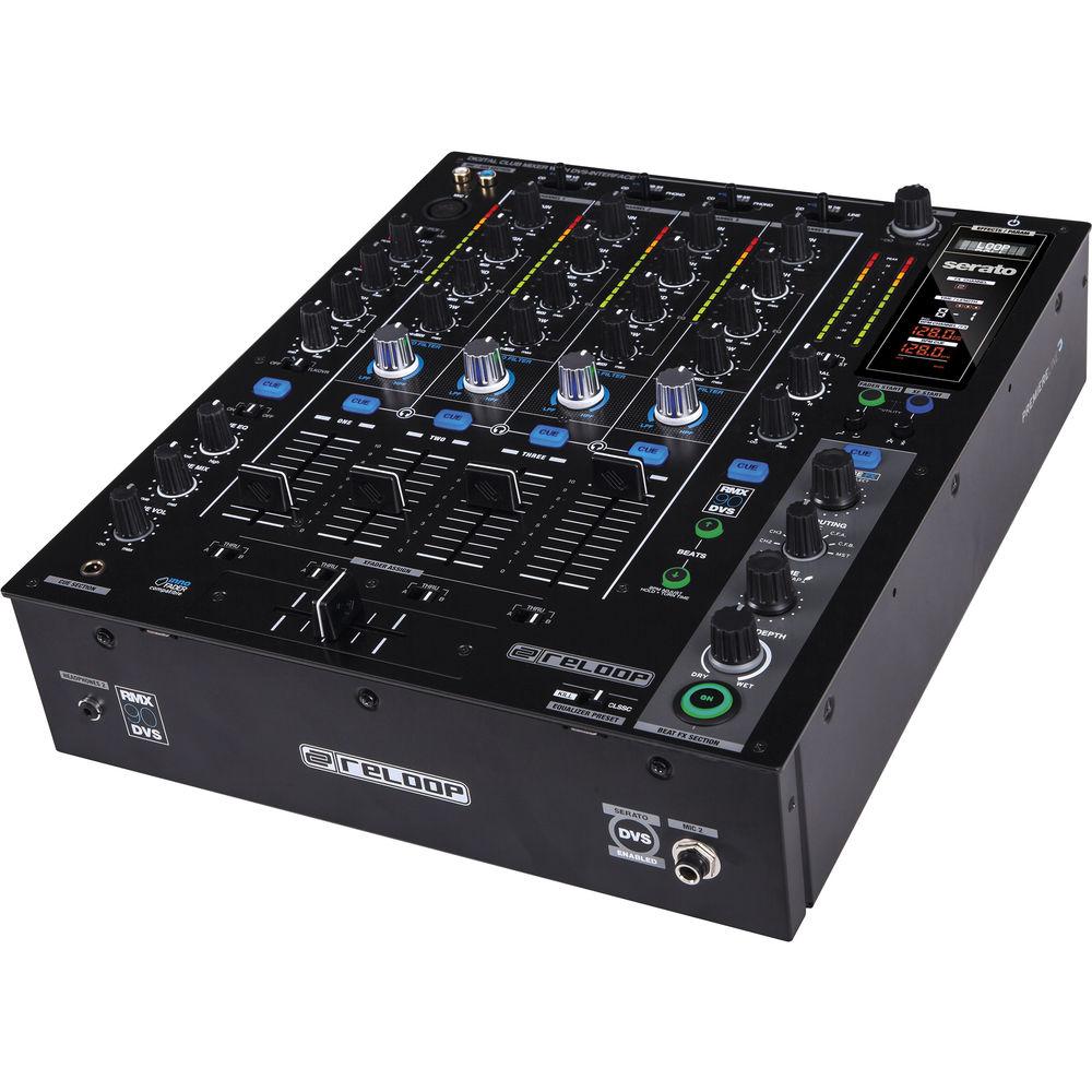 Reloop RMX-90 DVS Digital 4 1 Channel DJ Mixer with Built-in EFX