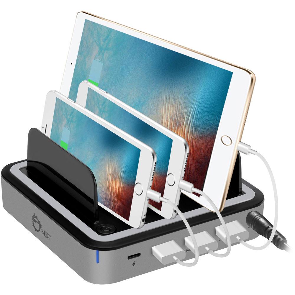 SIIG 48W 4-Port USB Type-C with PD Charging Station