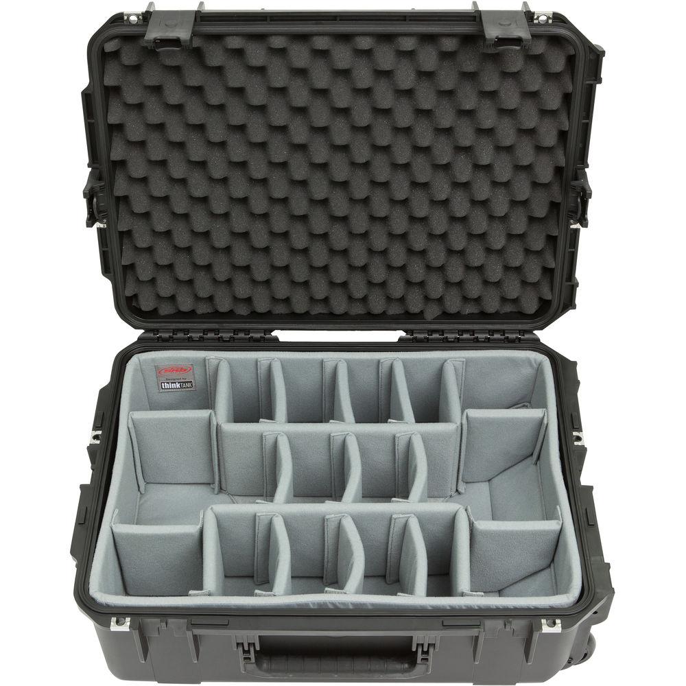 SKB iSeries 2215-8 Waterproof Utility Case with Wheels and Think Tank Photo Dividers
