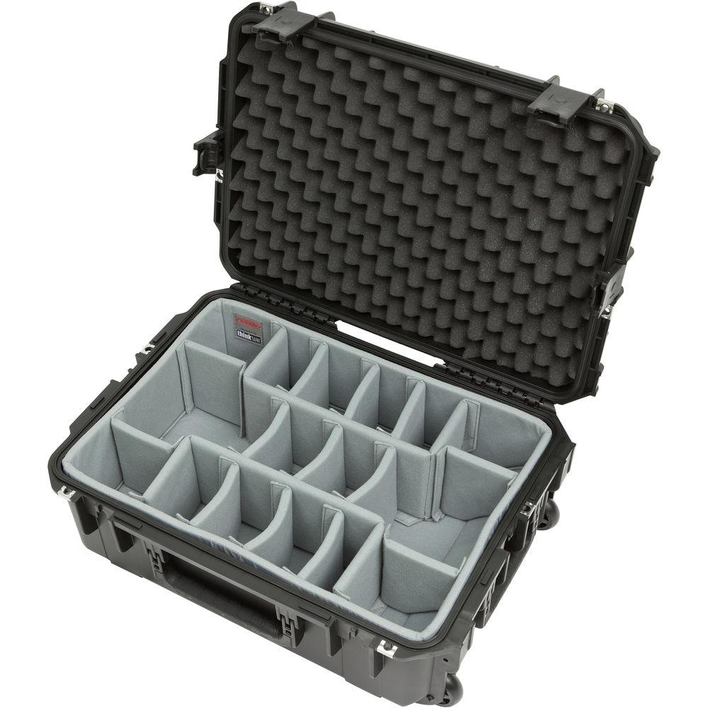SKB iSeries 2215-8 Waterproof Utility Case with Wheels and Think Tank Photo Dividers