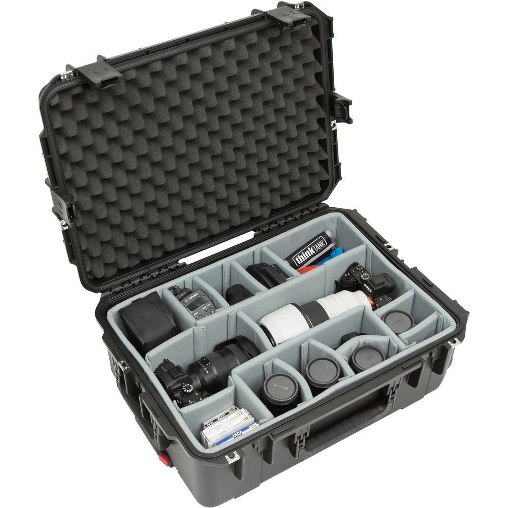 SKB iSeries 2215-8 Waterproof Utility Case with Wheels and Think Tank Photo Dividers