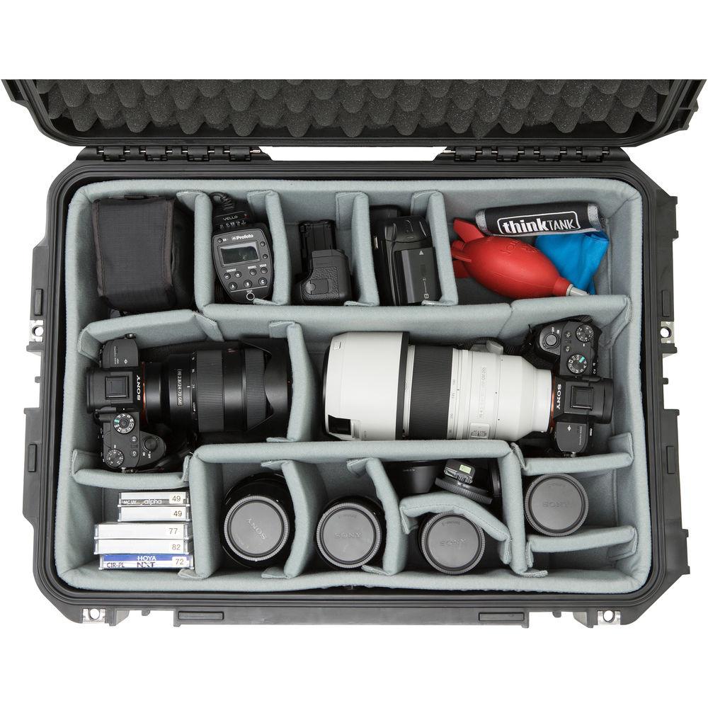 SKB iSeries 2215-8 Waterproof Utility Case with Wheels and Think Tank Photo Dividers