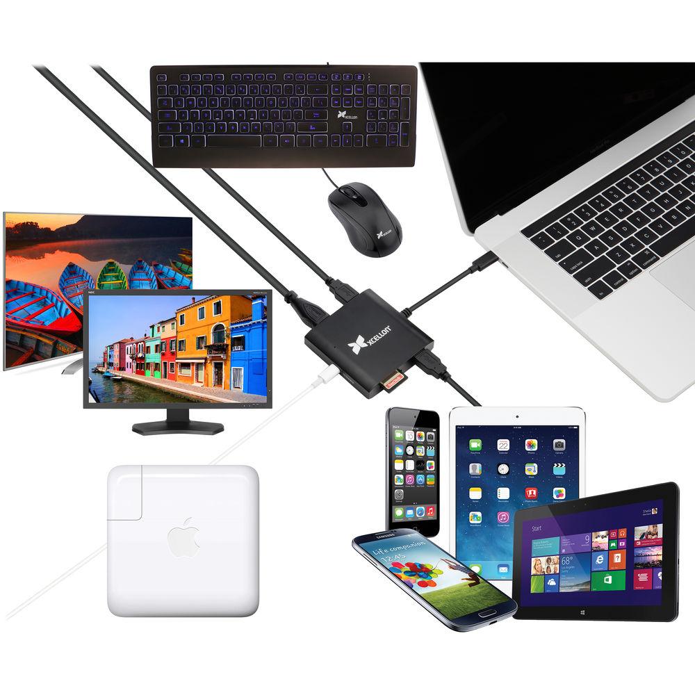 Xcellon USB 3.0 Type-C Mini Docking Station