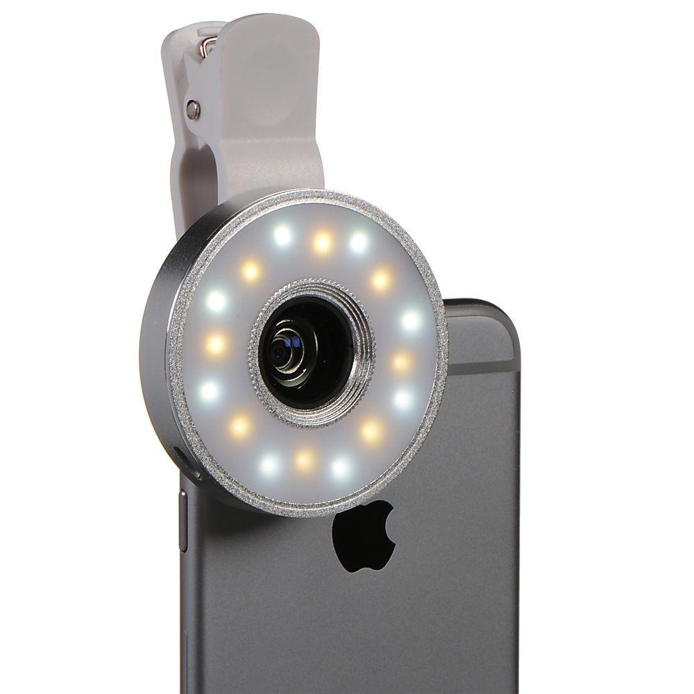 XP PhotoGear 6-in-1 LED Light Mobile Phone Lens Kit