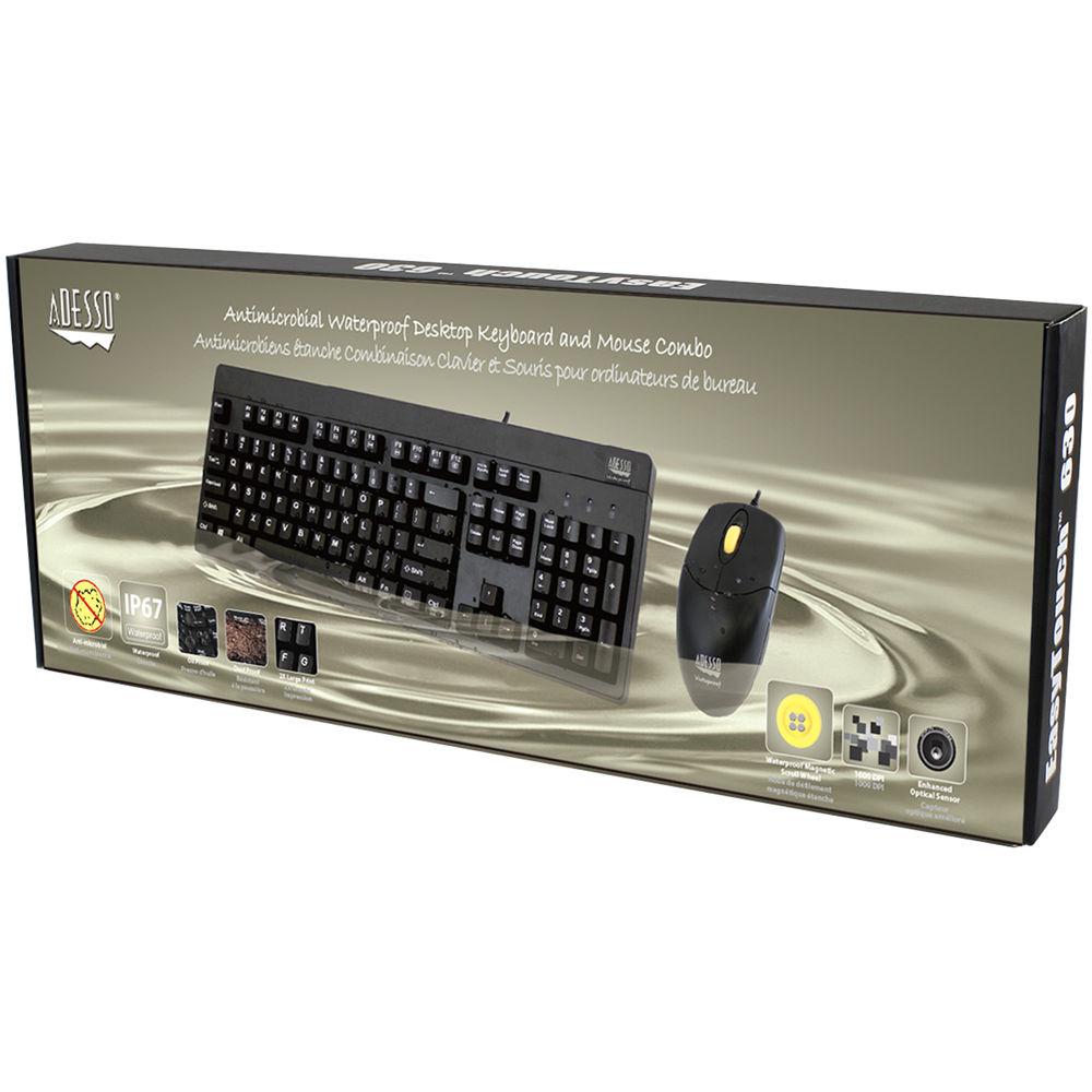 Adesso EasyTouch 630CB Waterproof Keyboard and Mouse