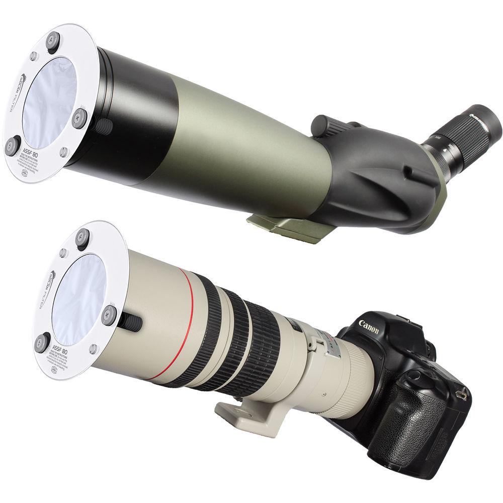 Alpine Astronomical 65mm Baader AstroSolar White-Light Solar Filter for Spotting Scopes, Telescopes and Lenses