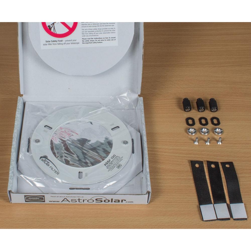Alpine Astronomical 80mm Baader AstroSolar White-Light Solar Filter for Spotting Scopes, Telescopes and Lenses