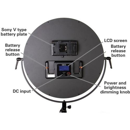 CAME-TV C700D Daylight LED Edge Light 3-Light Kit