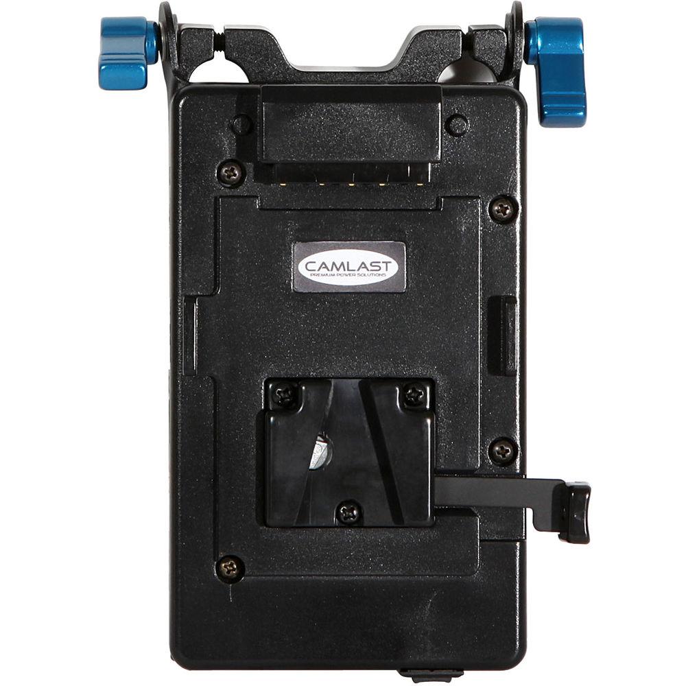 CAMLAST V-Mount Plate with 5V USB 7.2V 12V Cables for Select Canon & Blackmagic Cameras