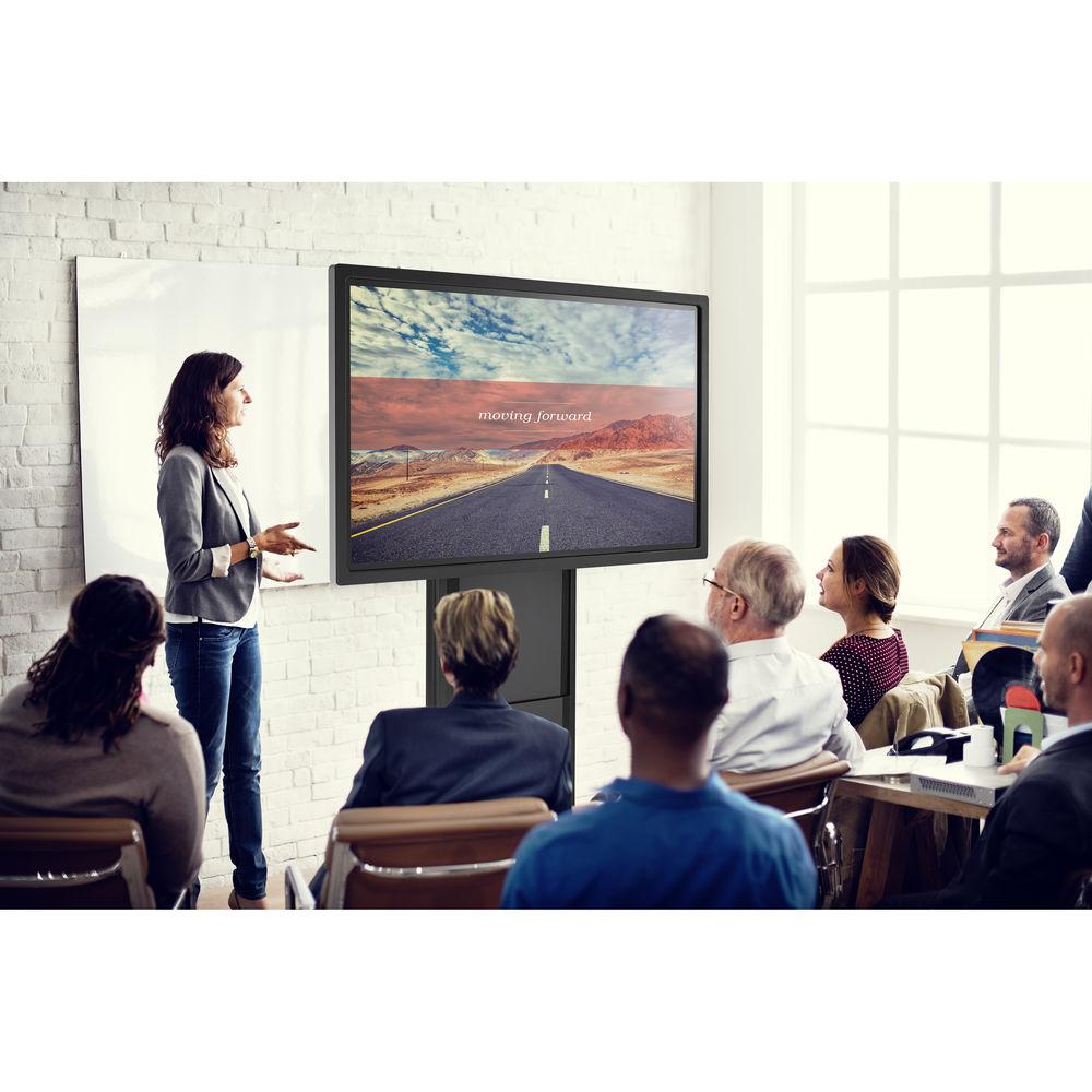 Chief Fusion Dynamic Height-Adjustable Floor to Wall Monitor Stand