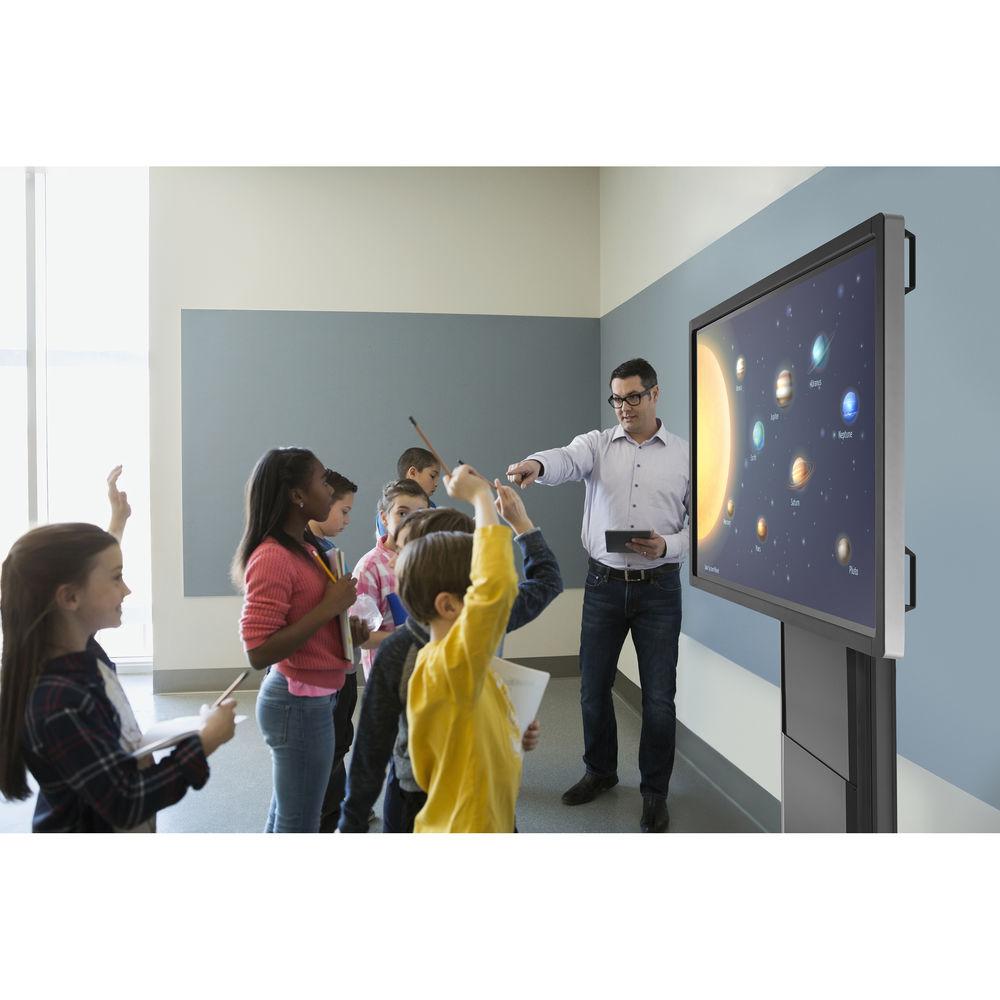 Chief Fusion Dynamic Height-Adjustable Floor to Wall Monitor Stand