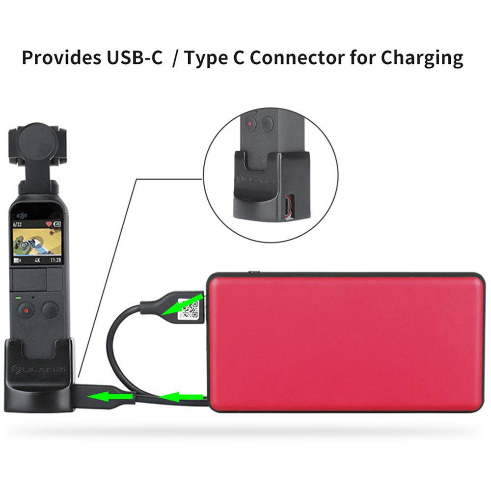DigitalFoto Solution Limited Base Holder With Type-C Charging Connector Port For DJI Osmo Pocket