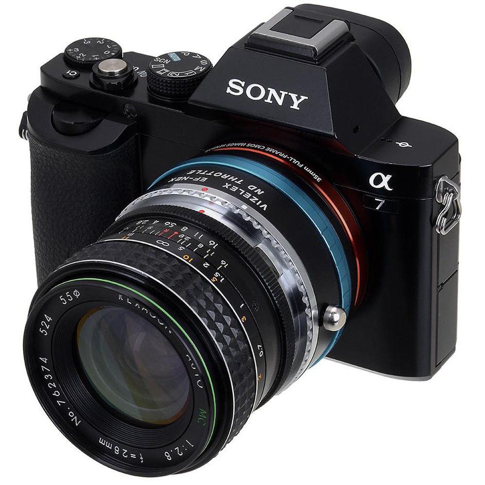 FotodioX Olympus OM Lens to Sony E-Mount Camera Vizelex ND Throttle Adapter