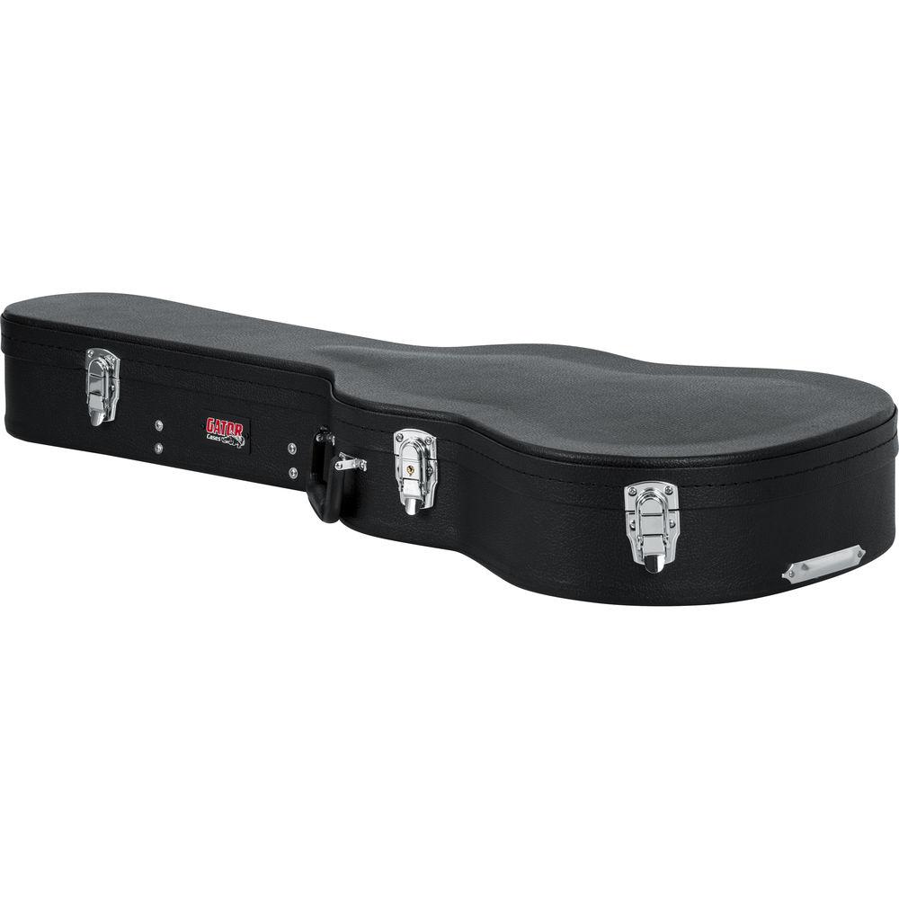 Gator Cases Hardshell Wood Case for 3 4-Size Acoustic Guitars