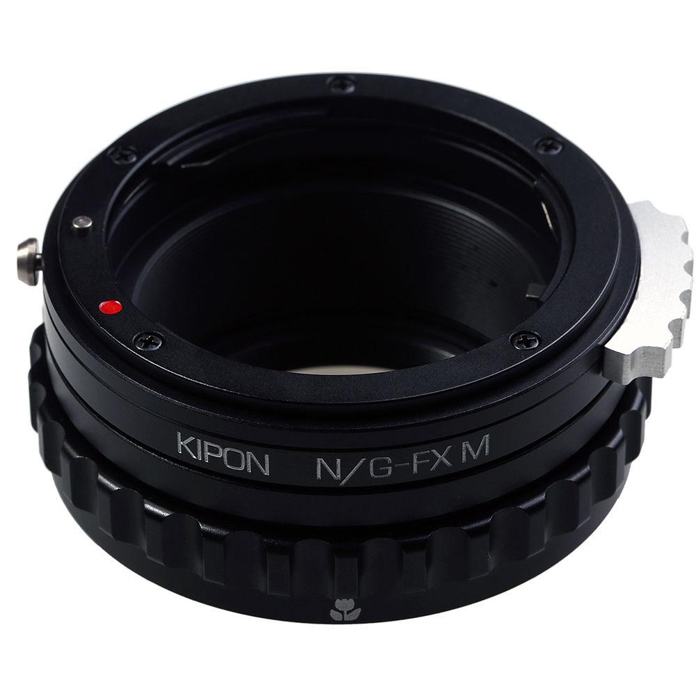KIPON Lens Mount Adapter for Nikon G-Type Lens to FUJIFILM X-Mount Camera with Helicoid Adapter