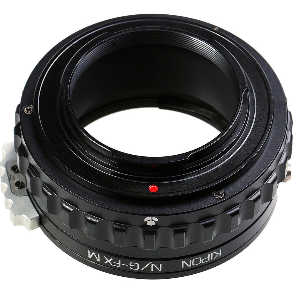 KIPON Lens Mount Adapter for Nikon G-Type Lens to FUJIFILM X-Mount Camera with Helicoid Adapter