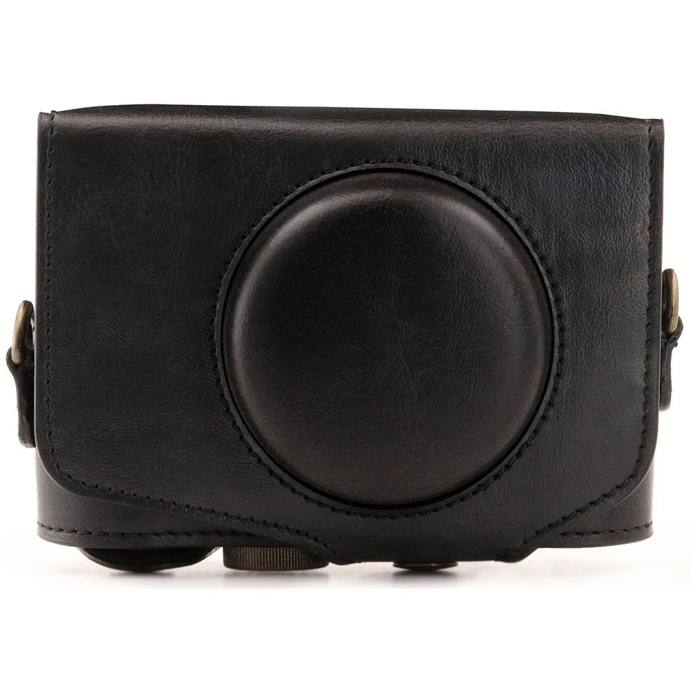 MegaGear Ever Ready Leather Camera Case for Canon PowerShot SX730 HS