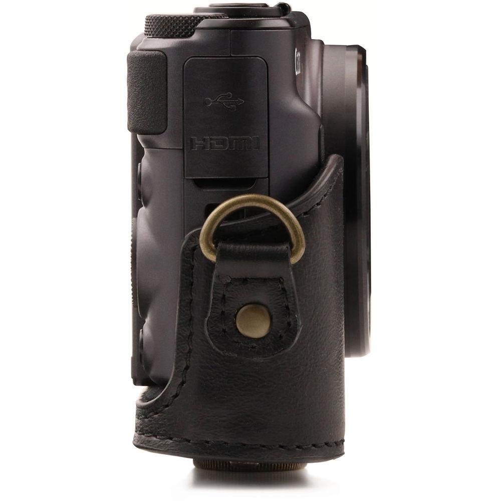 MegaGear Ever Ready Leather Camera Case for Canon PowerShot SX730 HS