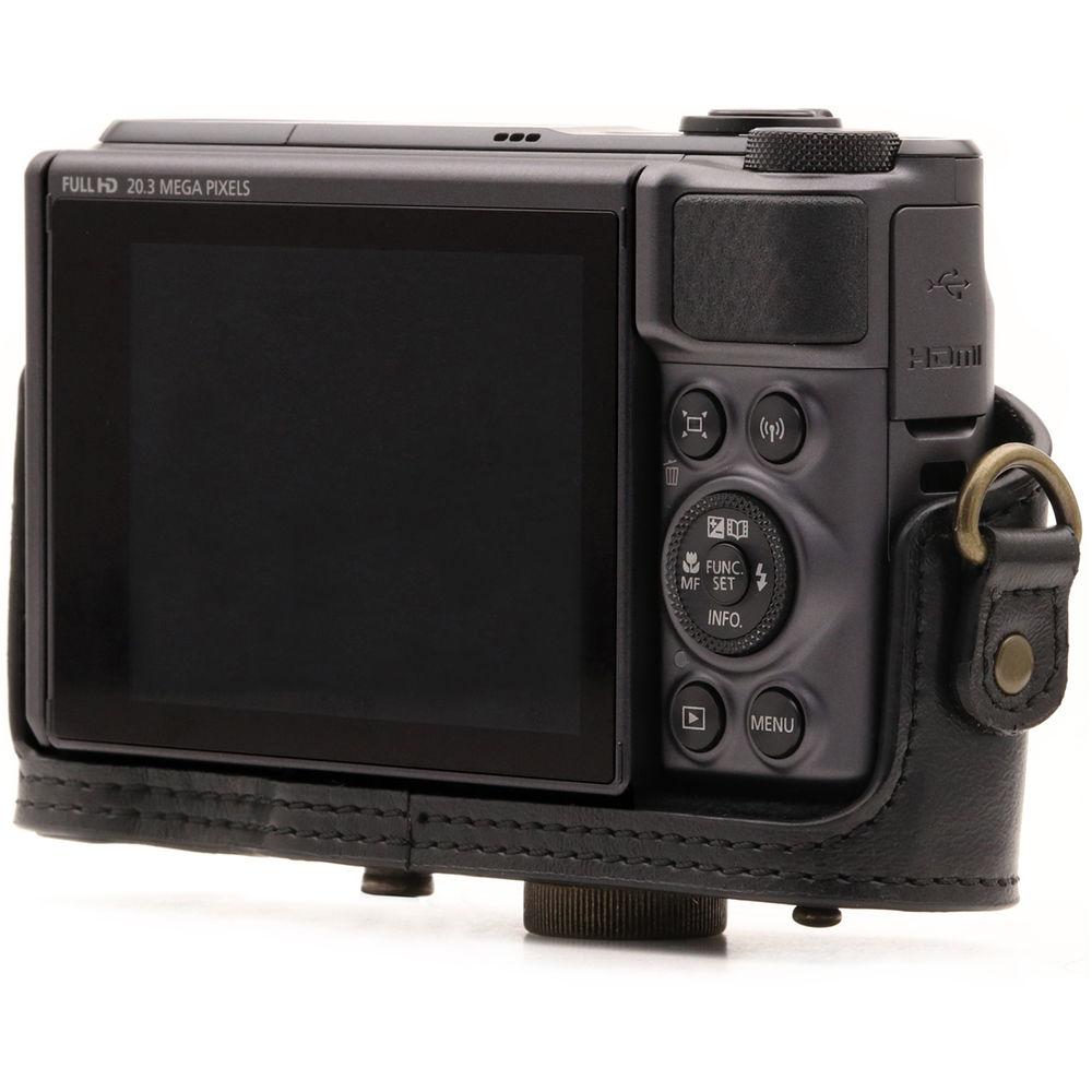 MegaGear Ever Ready Leather Camera Case for Canon PowerShot SX730 HS