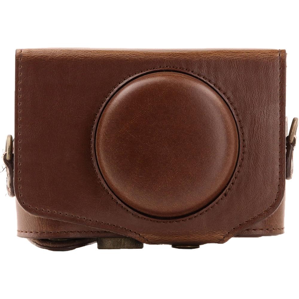 MegaGear Ever Ready Leather Camera Case for Canon PowerShot SX730 HS