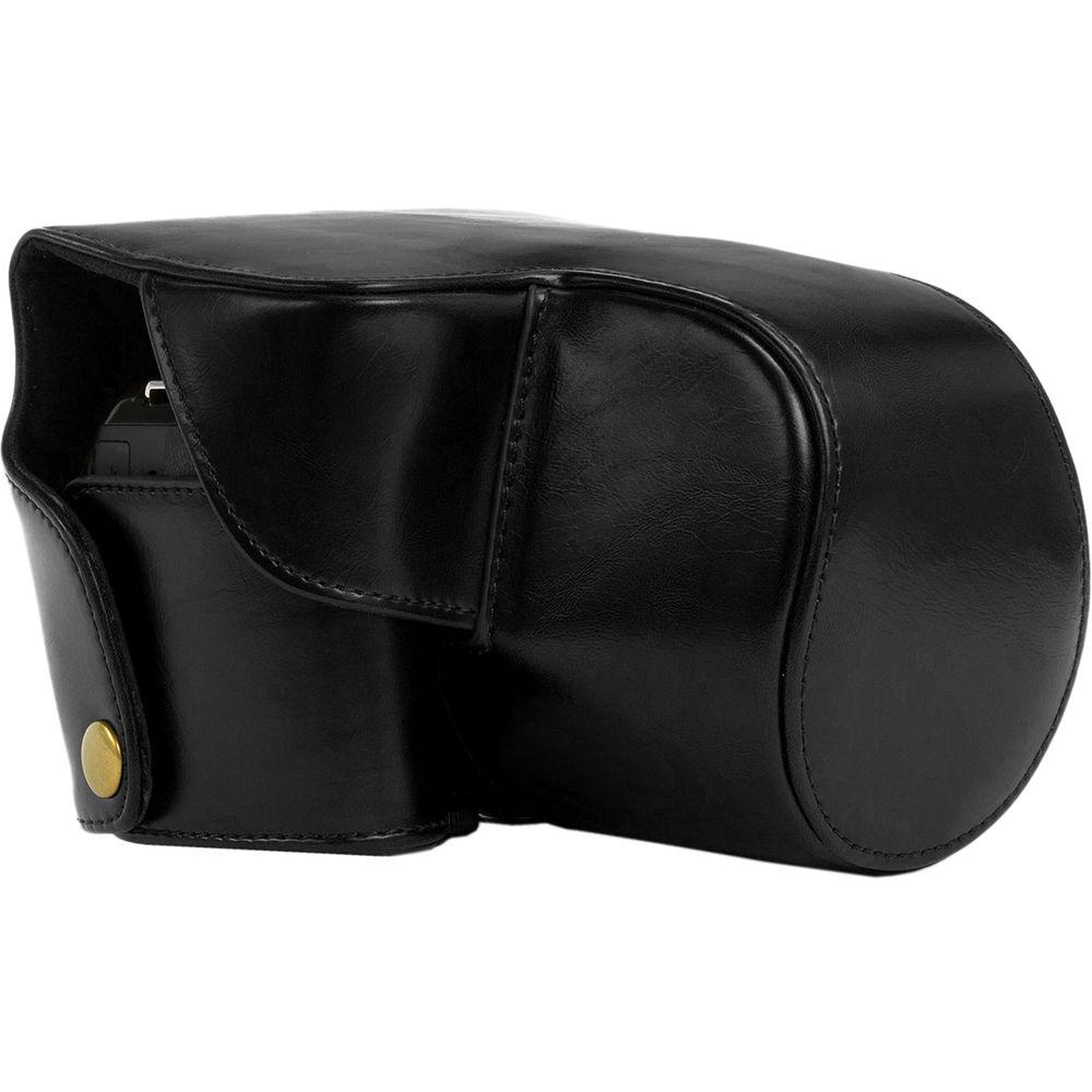 MegaGear Ever Ready PU Leather Camera Case with Strap for Nikon Coolpix P610 with Zoom Lens, P530, or P520