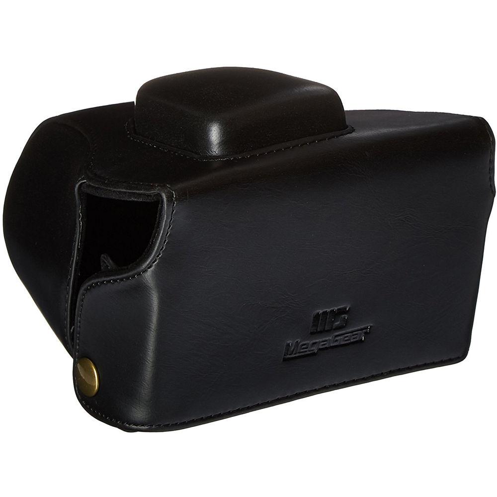 MegaGear Ever Ready PU Leather Case for Olympus OM-D E-M5 with 12-50 or 14-42mm