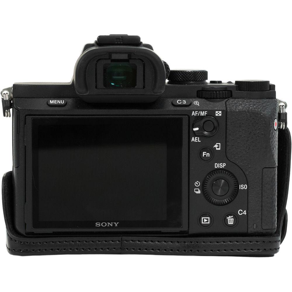 MegaGear Ever Ready PU Leather Case & Strap for a7S II, a7R II, a7 II with 28-70mm