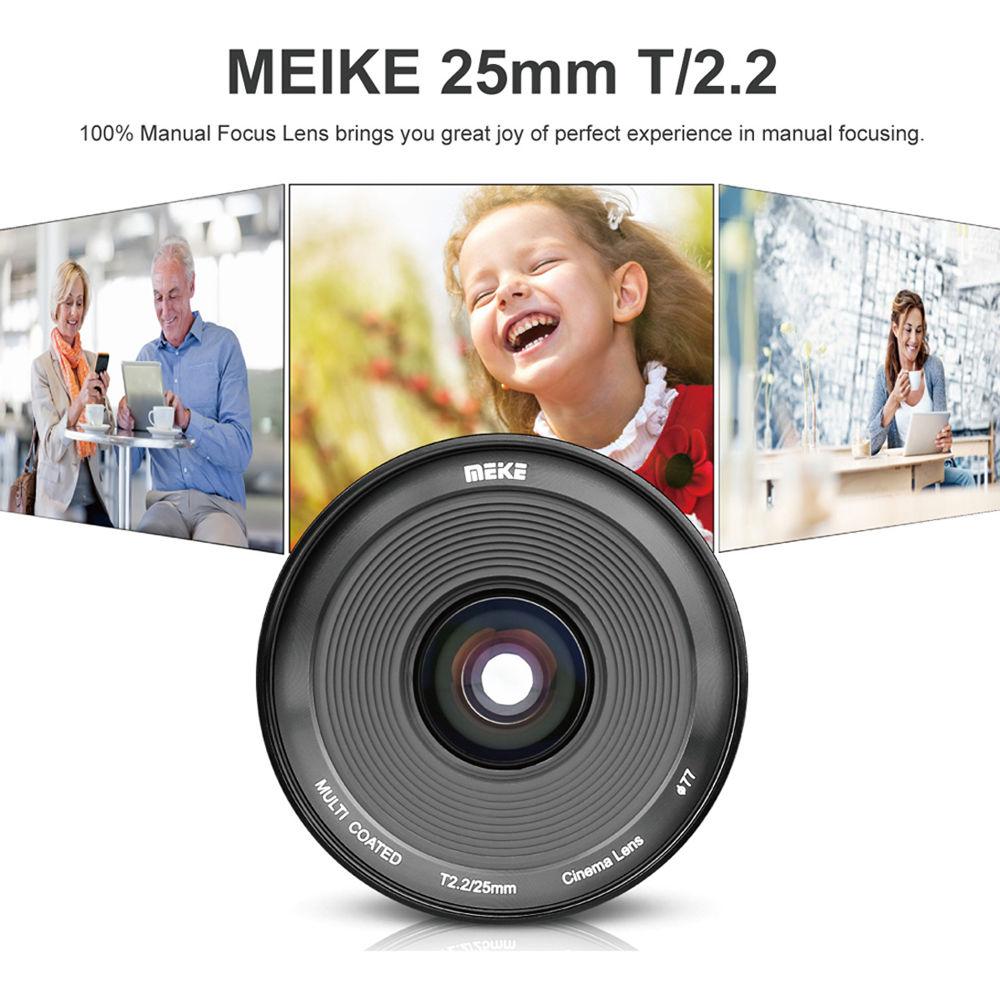 Meike 25mm T2.2 Manual Focus Cinema Lens